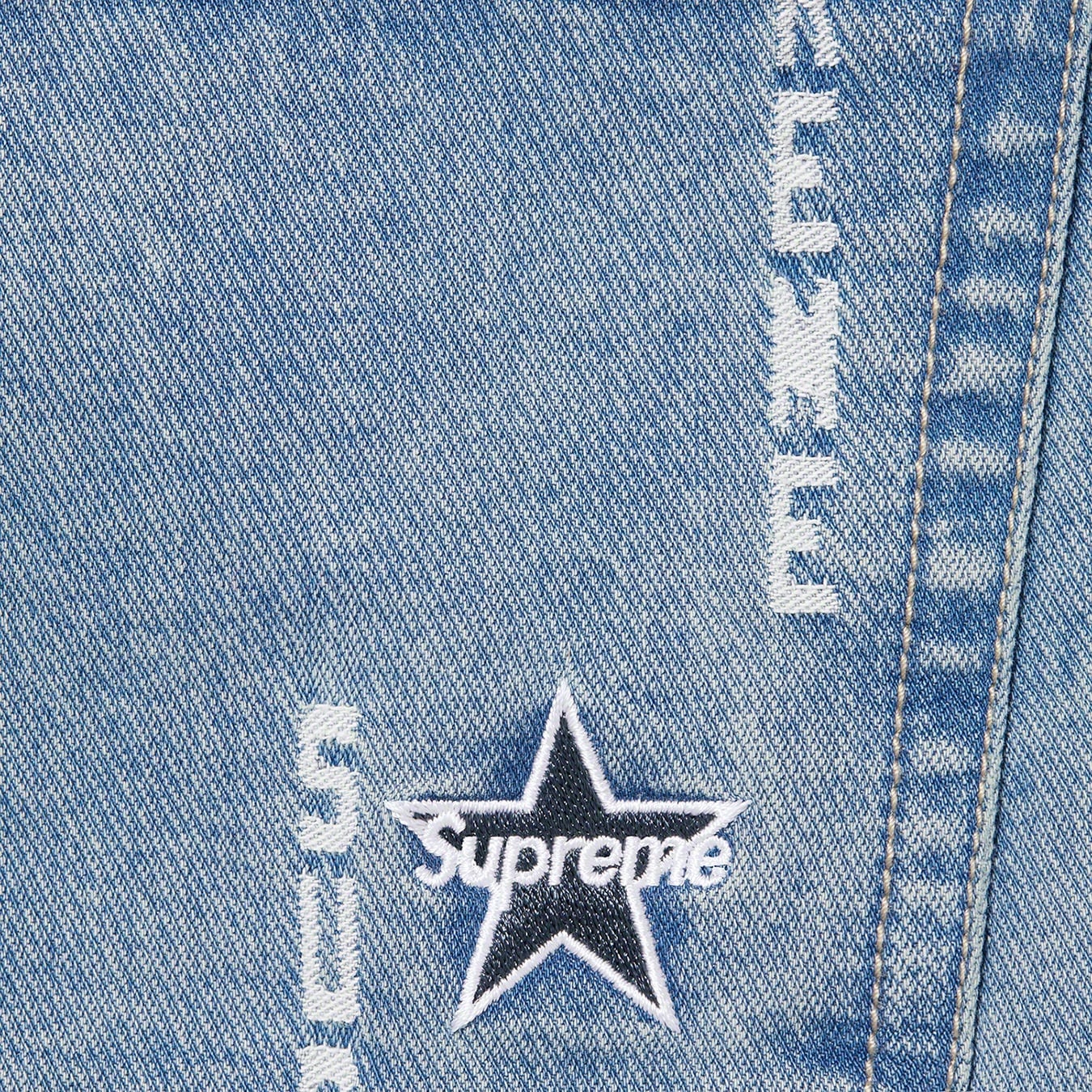 Logo Stripe Jacquard Regular Jean view 3